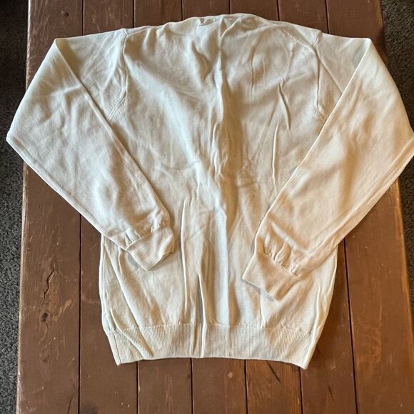 J. Lindeburg Italian Merino Wool V Neck Cardigan Sweater - Picture 8 of 9